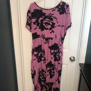 Floral Print Maxi Dress
